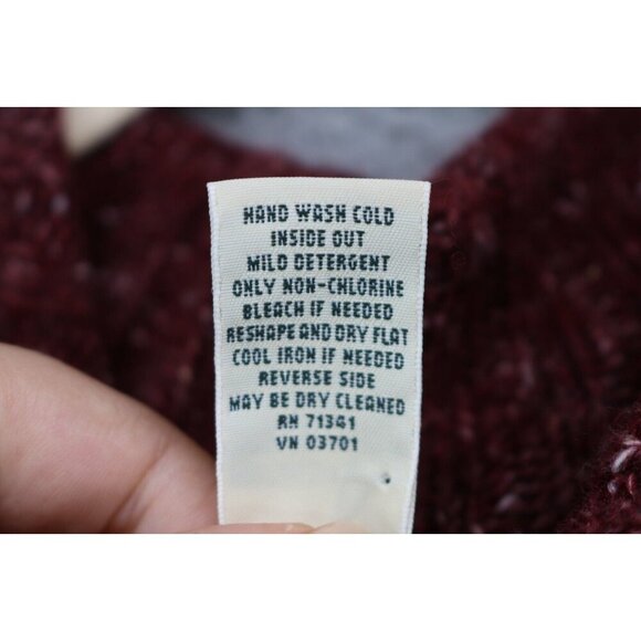 L.L. Bean Long Sleeve Wool Blend Sweater-Size Large - Picture 7 of 11